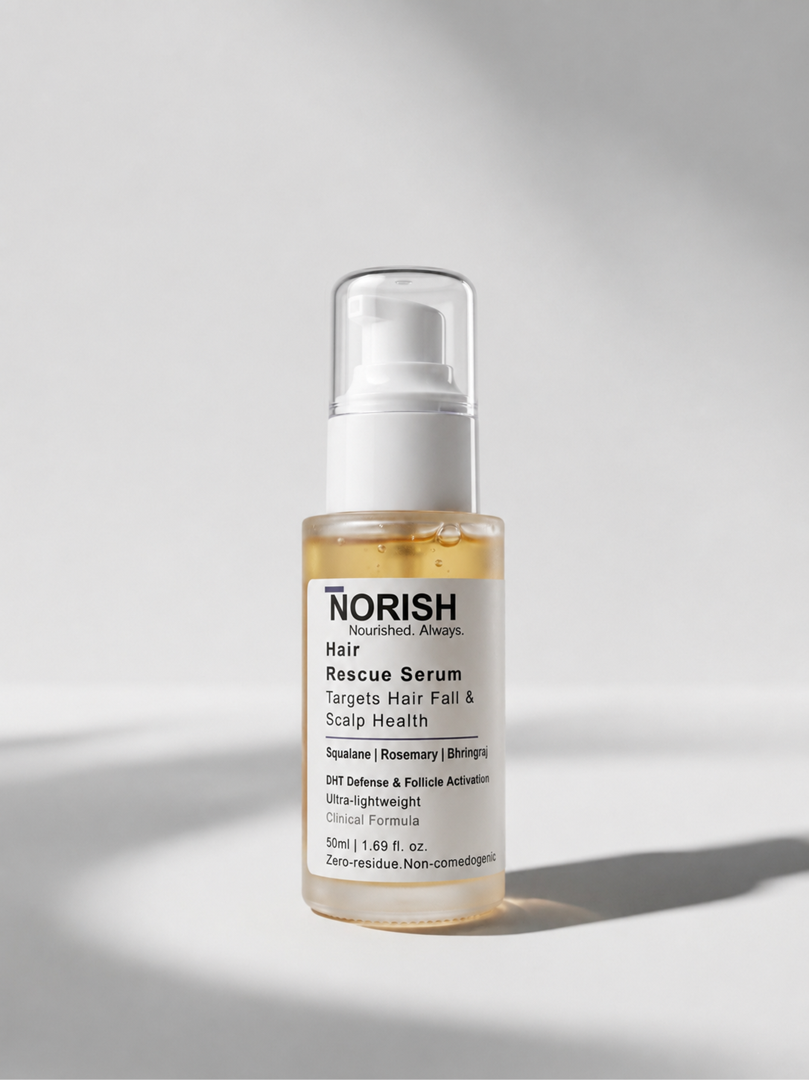 NORISH Hair Rescue Serum | Hair Fall & Hair Growth Serum | Rosemary & Bhringraj | Best Hair Serum in Pakistan